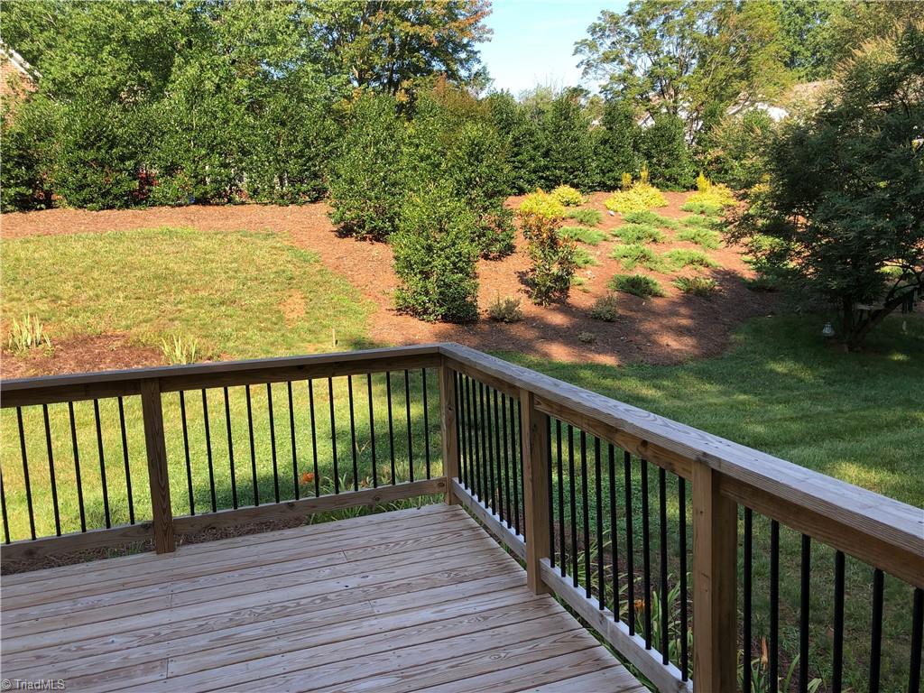 1209 Stadler Ridge Road Winston-Salem, NC 27106 - Photo 25 of 28 Deck view with landscape potential