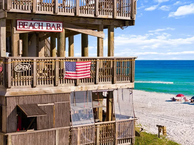 a front view of a building