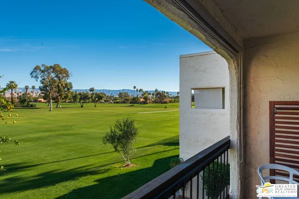 a view of a water from a balcony