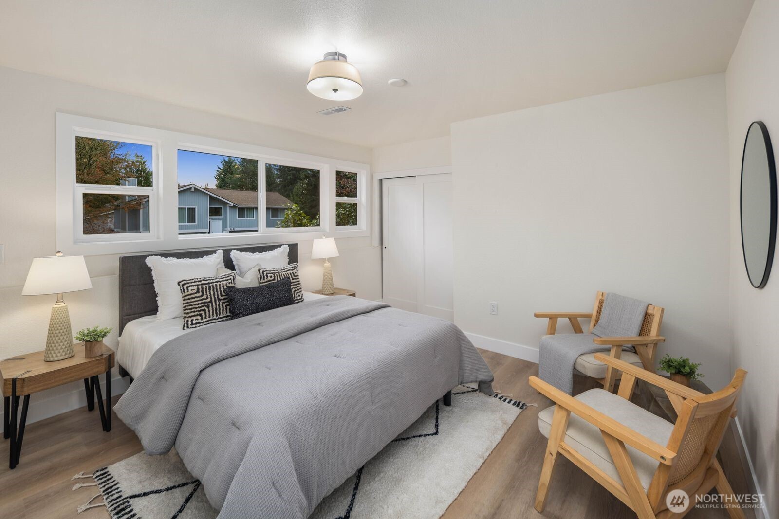 2525 178th Street Southeast Bothell, WA 98012 - Photo 27 of 39 a bed room with a bed window and a table chair