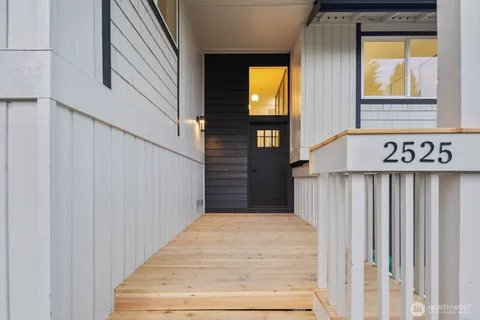 a view of a front door of house