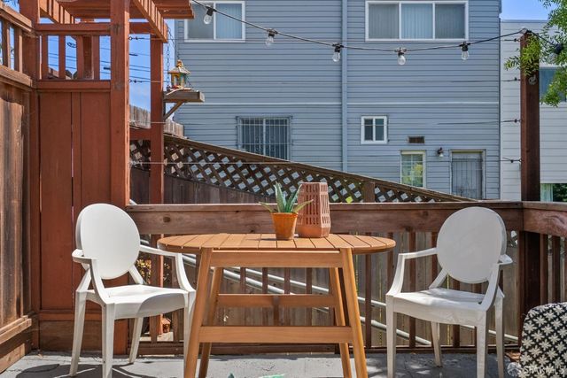 a house view with a garden space