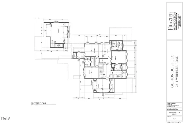 a picture of a room with a white building