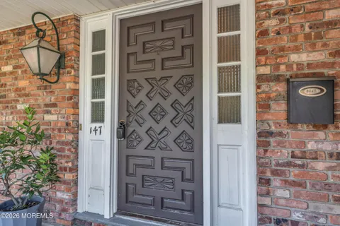 a view of front door of house