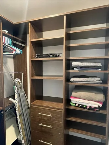 a view of walk in closet