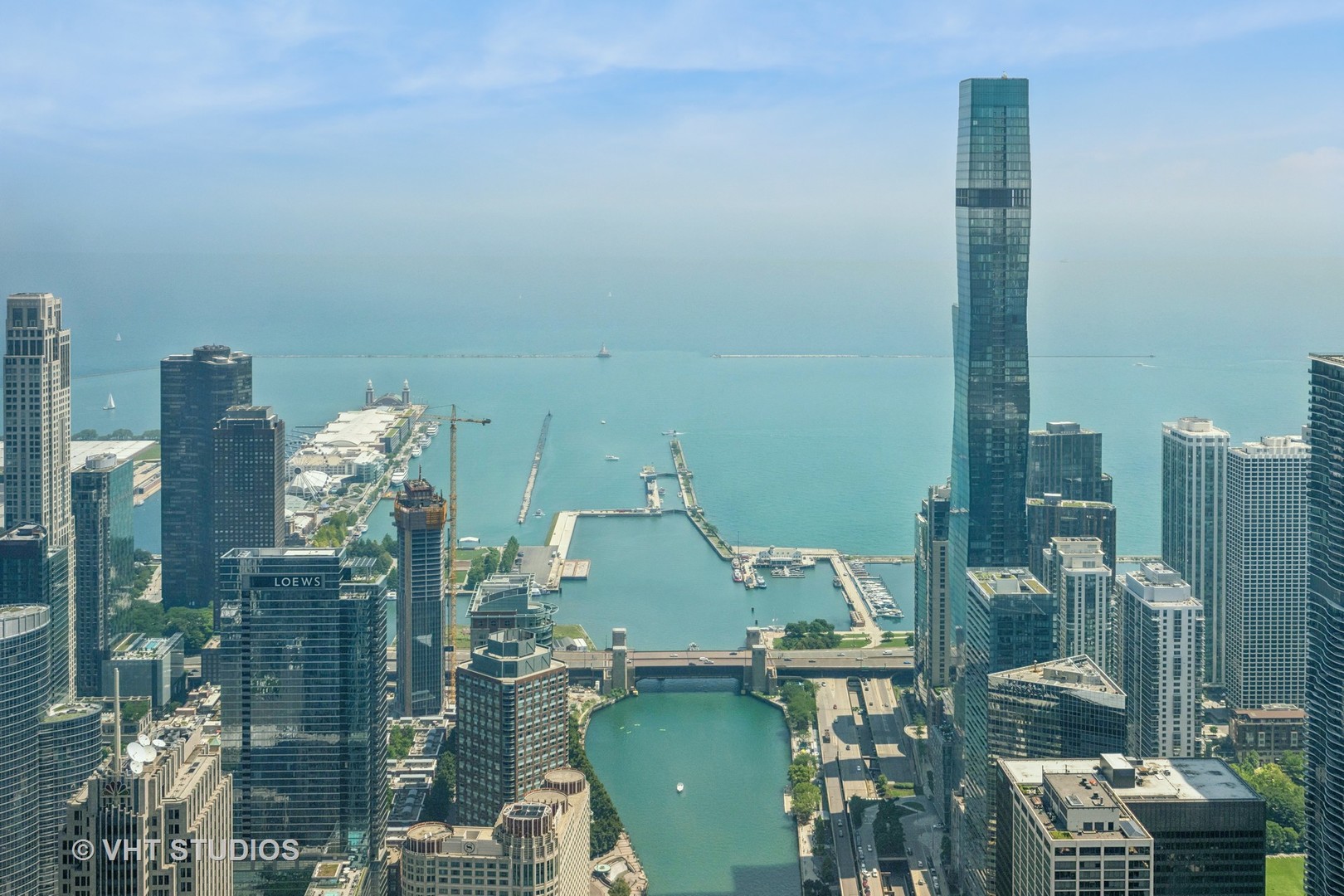 401 North Wabash Avenue, Unit 83E Chicago, IL 60611 - Photo 12 of 33 a view of a city with tall buildings