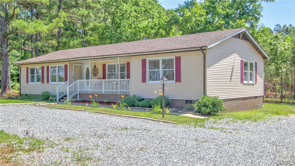 1694 Rolling Acres Road Emporia, VA 23847 - Photo 33 of 45 View of ranch-style home