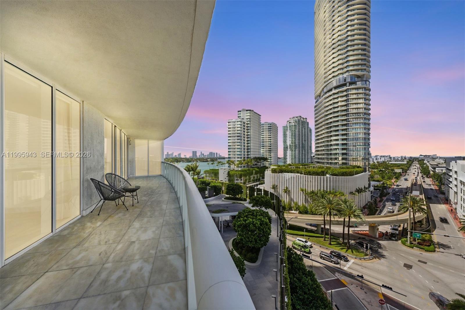 450 Alton Road, Unit 910 Miami Beach, FL 33139 - Photo 2 of 59 Wraparound corner balcony