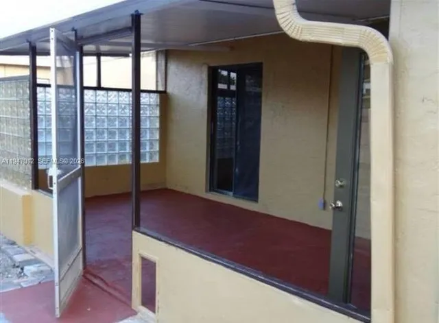 a view of an entryway