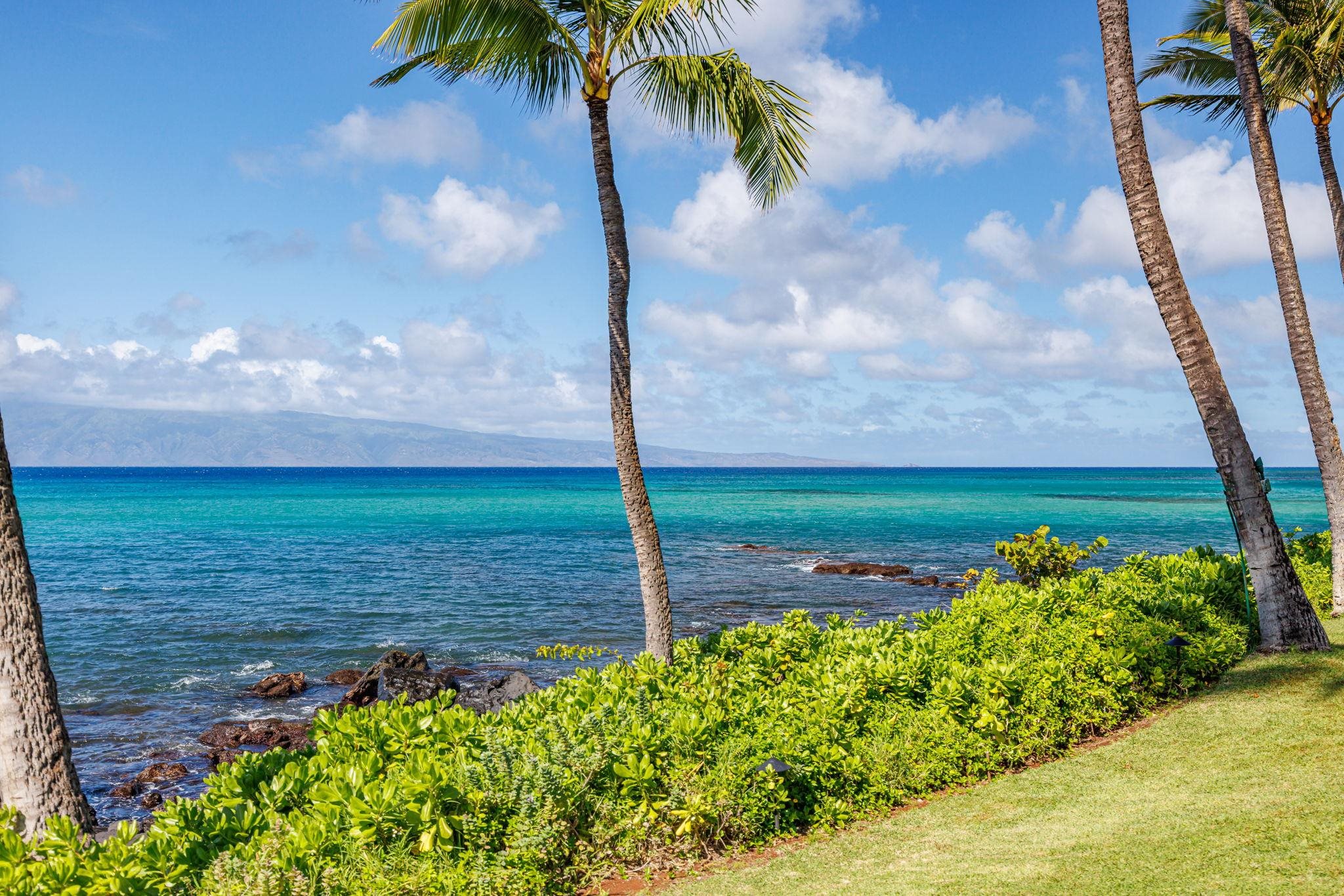 4057 Lower Honoapiilani Road, Unit 116 Lahaina, HI 96761 - Photo 30 of 38 a view of a lake with a big yard
