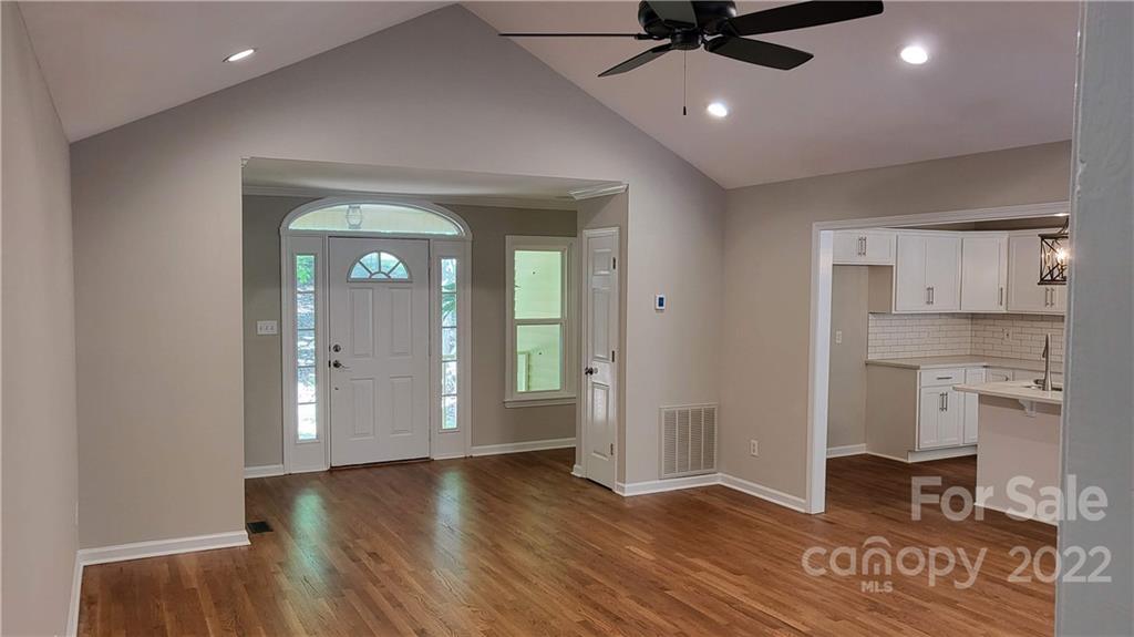 4324 Dye Road Edgemoor, SC 29712 - Photo 2 of 33 wooden floor in an empty room with a window