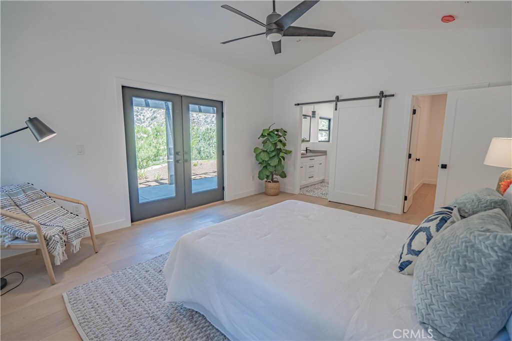 4134 Big Tujunga Canyon Road Tujunga, CA 91042 - Photo 22 of 44 a bedroom with a bed and a window