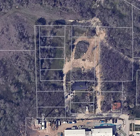 a view of a dry yard