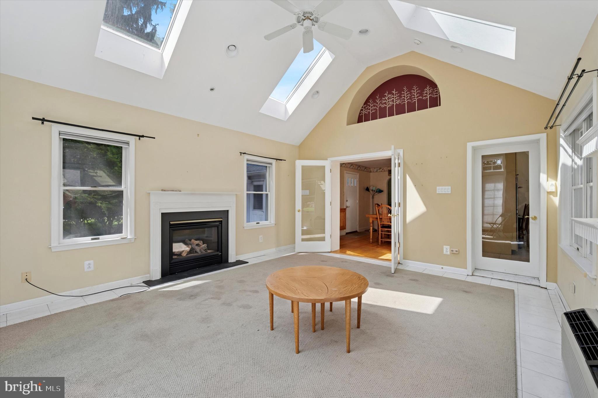 1007 Jamestown Road Broomall, PA 19008 - Photo 6 of 24 a view of an livingroom with furniture and a fireplace
