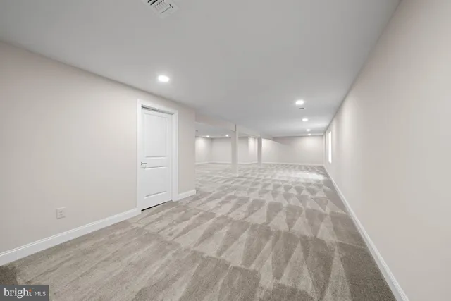 a view of a storage & utility room
