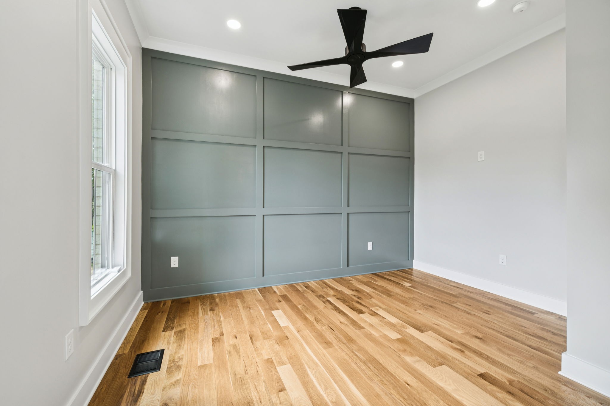 8297 12 Corners Road Lascassas, TN 37085 - Photo 32 of 63 a bedroom with a bed and a chandelier fan