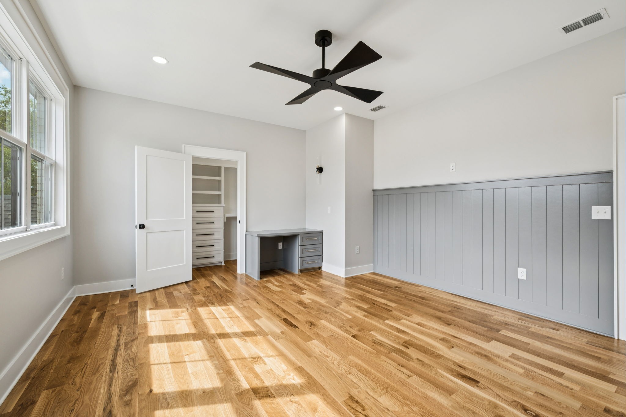 8297 12 Corners Road Lascassas, TN 37085 - Photo 49 of 63 a view of an empty room with a ceiling fan and window
