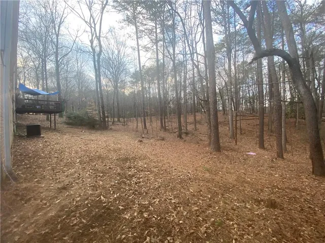 a view of outdoor space with green space