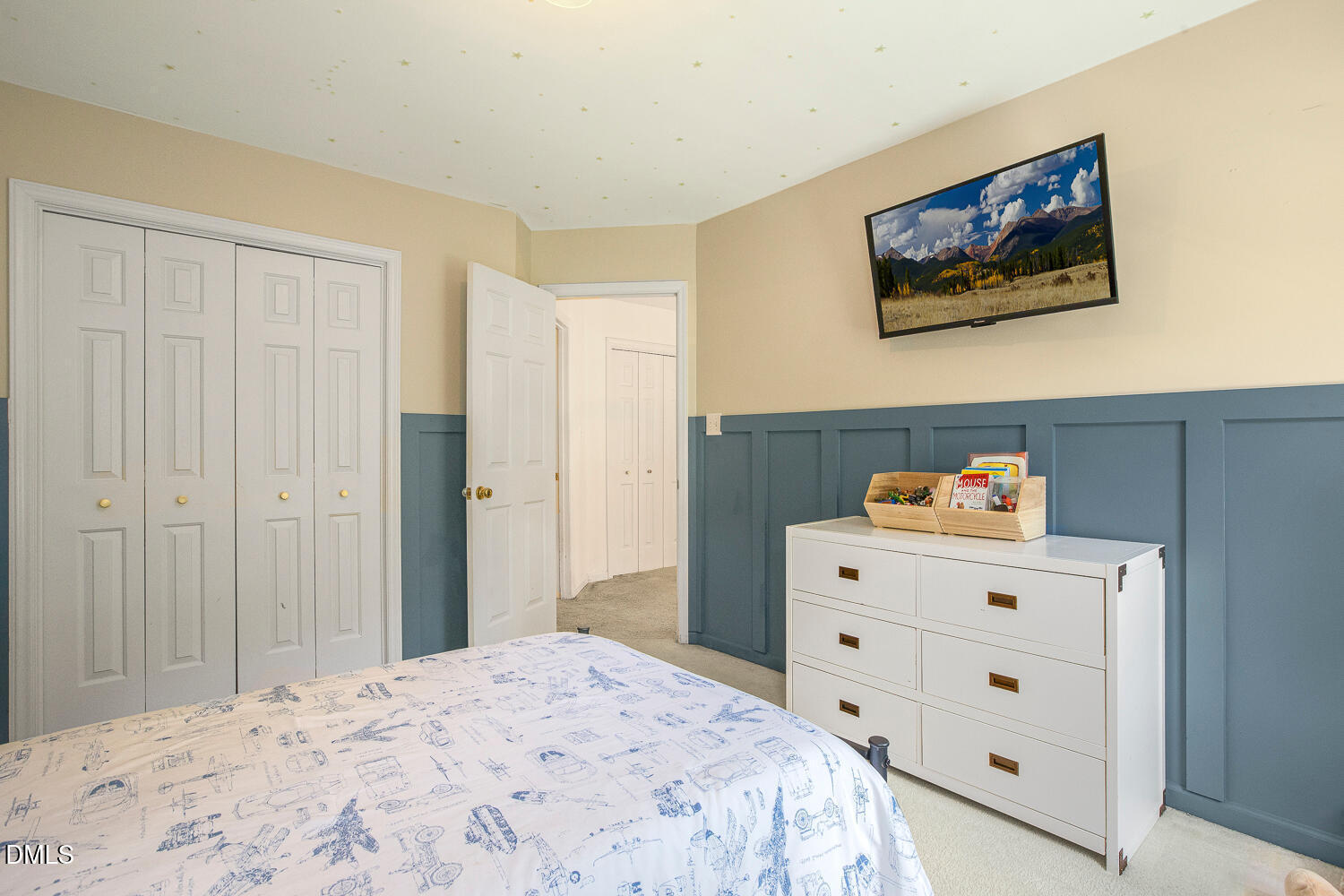 5233 Fairmead Circle Raleigh, NC 27613 - Photo 44 of 68 a bedroom with a bed and a dresser