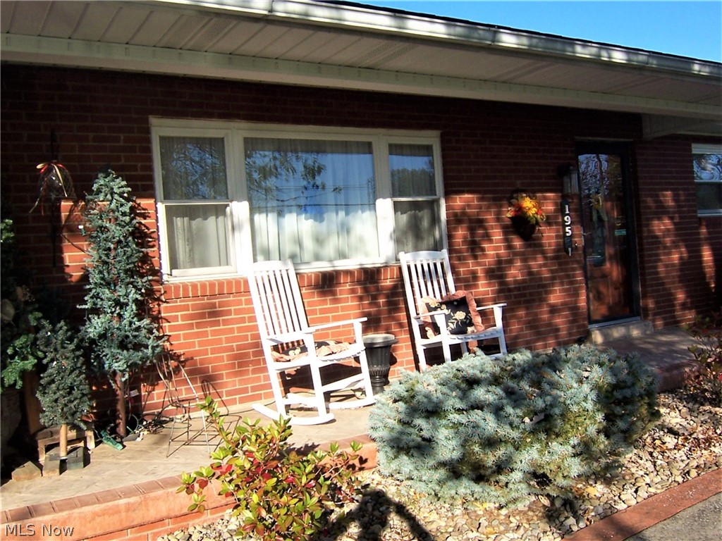 195 Bethel Road Washington, WV 26181 - Photo 2 of 30 This home has a lovely front porch, great for sitting or for displaying seasonal decorations. Come inside and see the many updates.