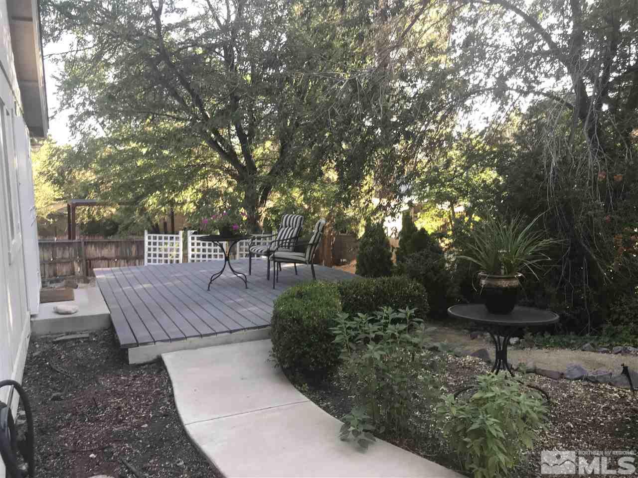 1185 Coleman Drive Reno, NV 89503 - Photo 11 of 13 a view of a bench in the backyard