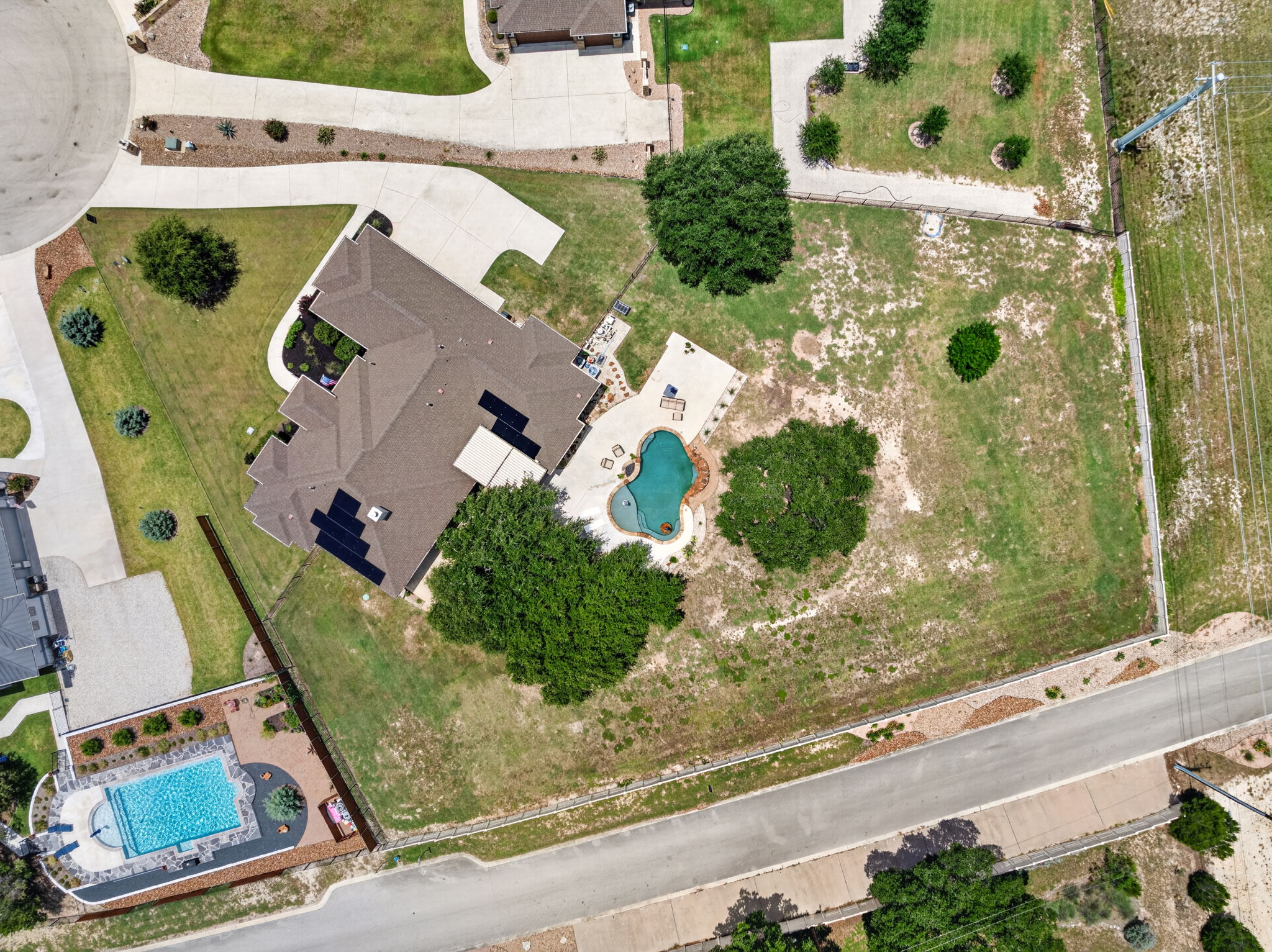 105 Coopers Hill Road Georgetown, TX 78633 - Photo 40 of 40 an aerial view of a residential houses with yard