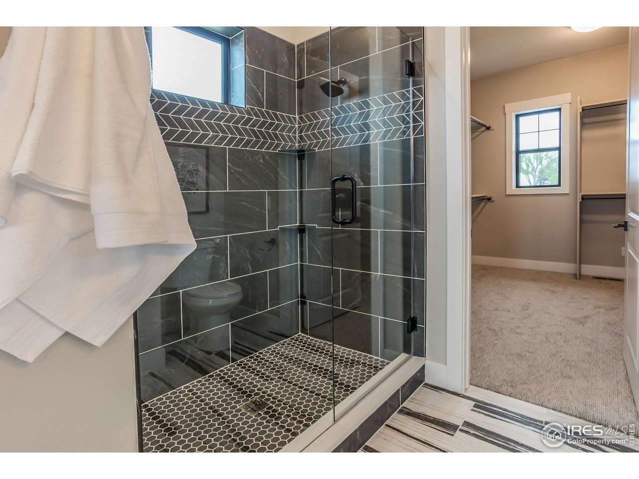 1293 Burt Avenue Berthoud, CO 80513 - Photo 32 of 40 a bathroom with a shower