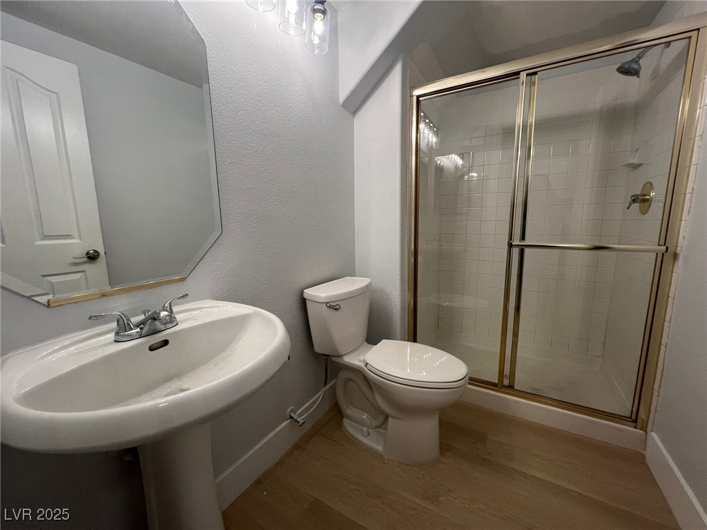 1624 Wandering Winds Way Las Vegas, NV 89128 - Photo 26 of 53 Downstairs bathroom with shower