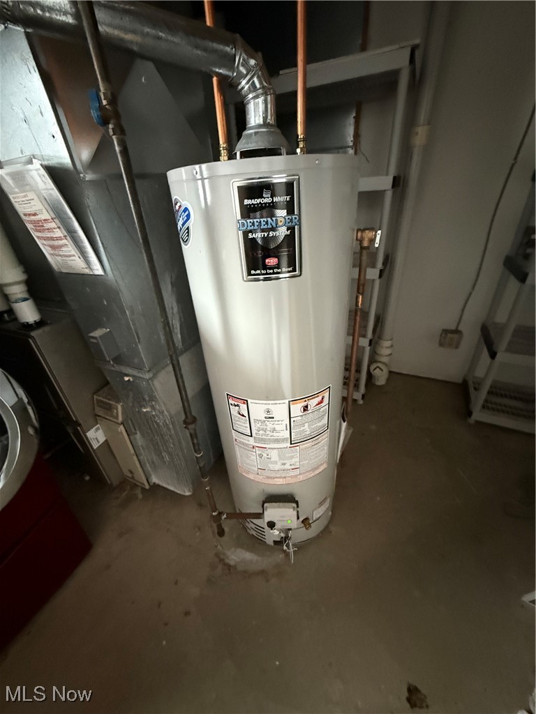 8335 Shepard Road Macedonia, OH 44056 - Photo 16 of 17 Utility room with water heater and heating unit