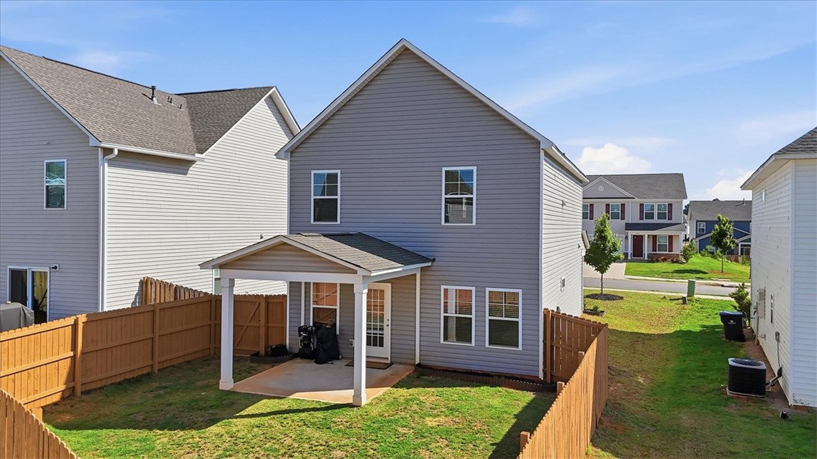 403 Seaborn Circle Pendleton, SC 29670 - Photo 33 of 47 This newly constructed residence presents a covered patio and a private fenced yard.