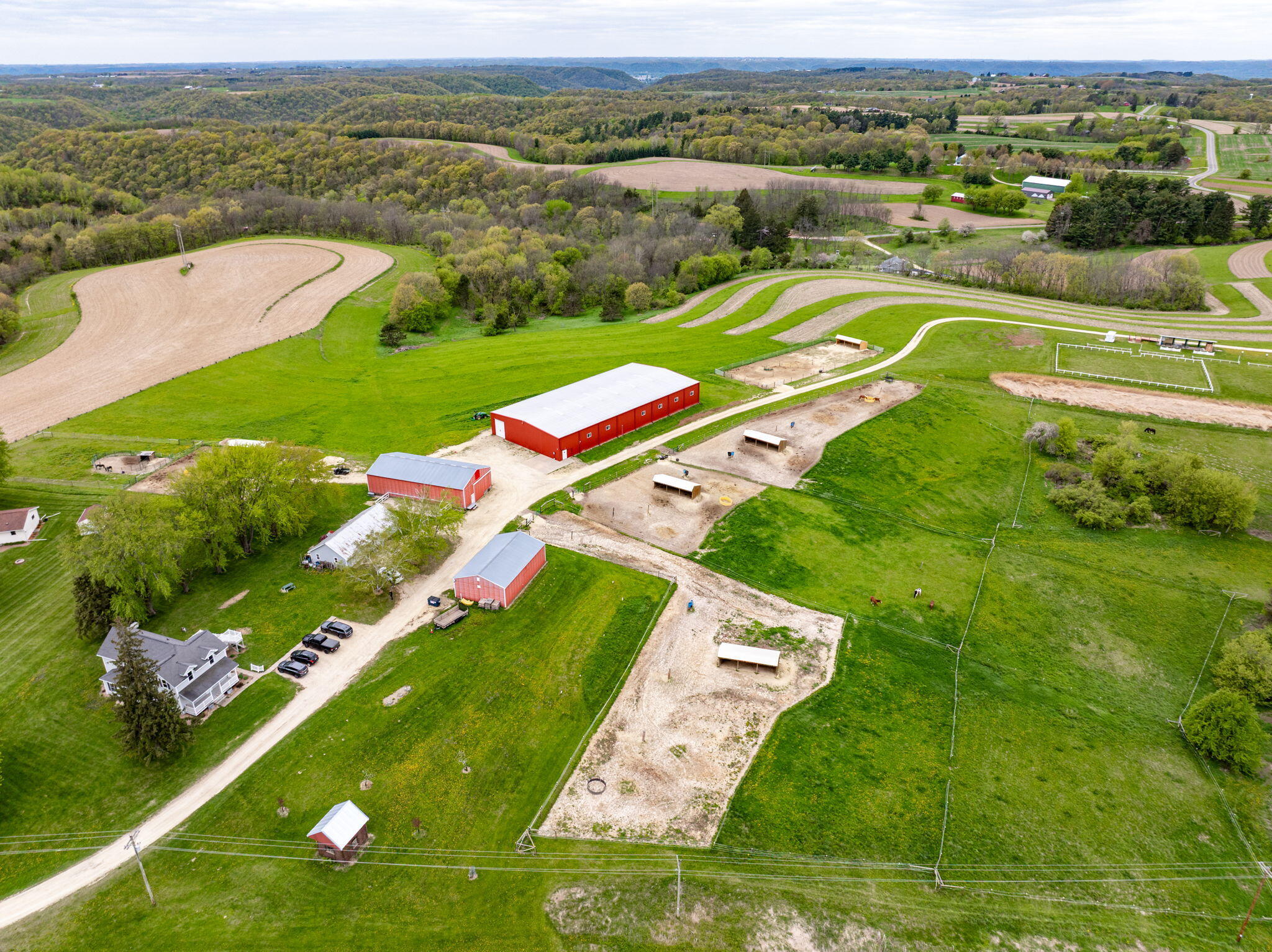 W4102 Ober Road Greenfield, WI 54623 - Photo 2 of 38 Drone