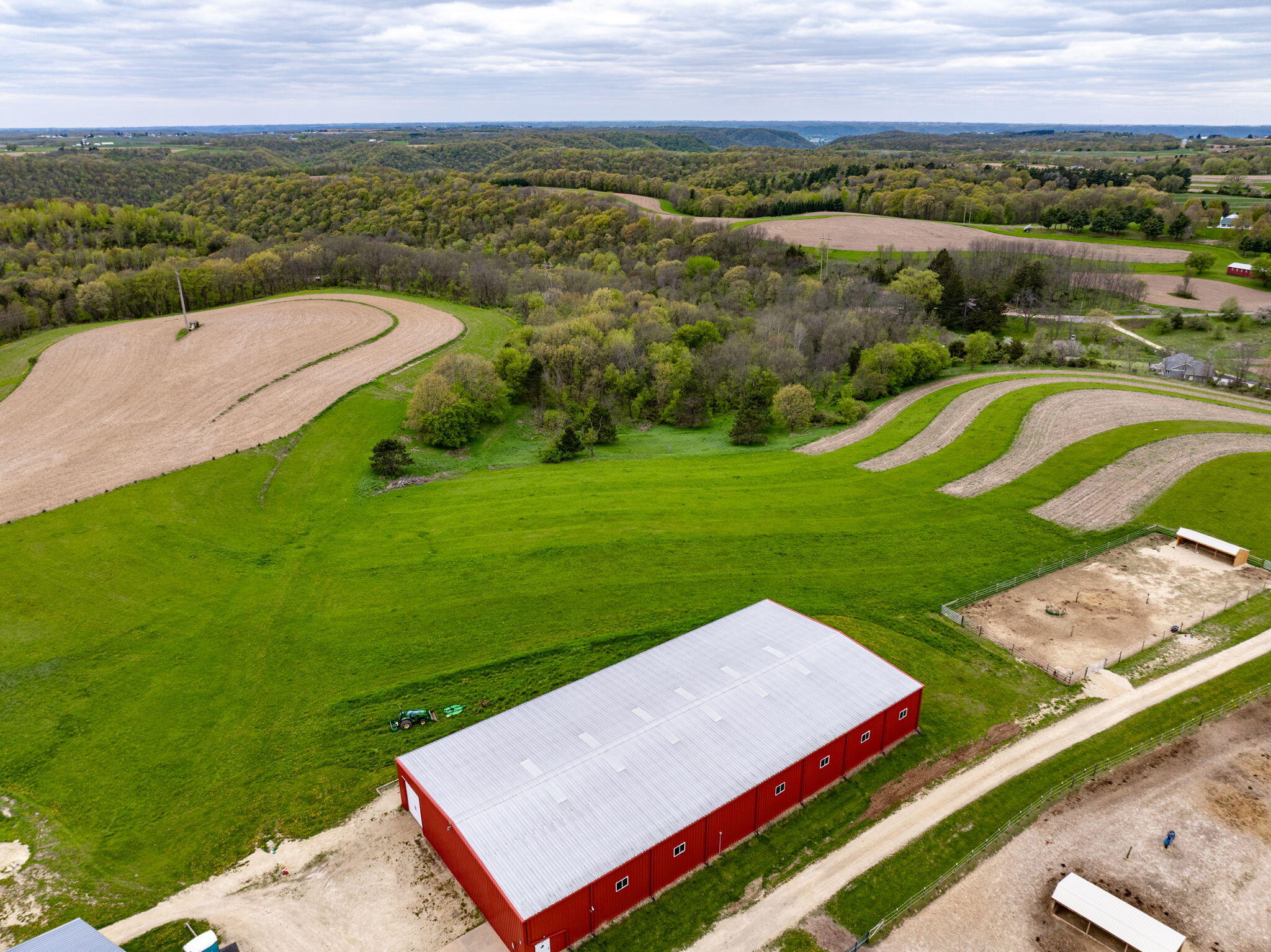 W4102 Ober Road Greenfield, WI 54623 - Photo 35 of 38 Drone View