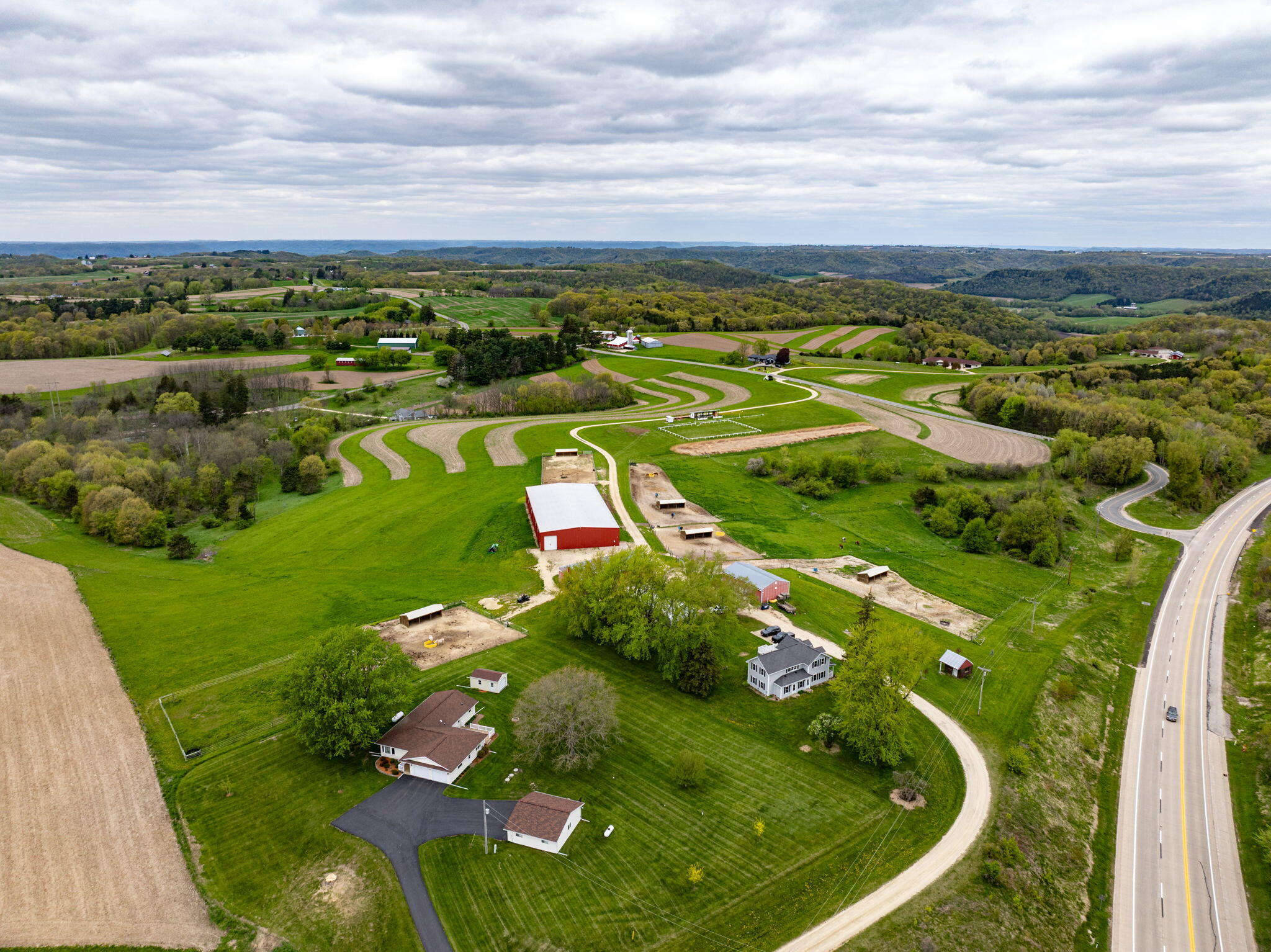 W4102 Ober Road Greenfield, WI 54623 - Photo 38 of 38 Drone View