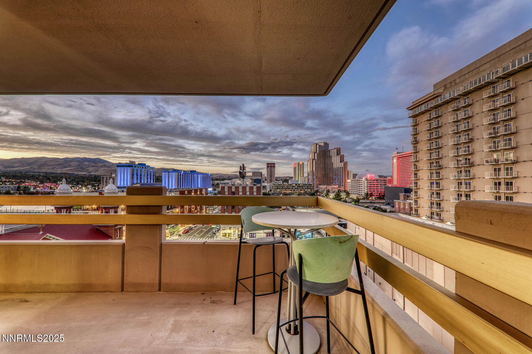 100 North Arlington Avenue, Unit 7K Reno, NV 89501 - Photo 20 of 28 a view of a chairs and table on the terrace