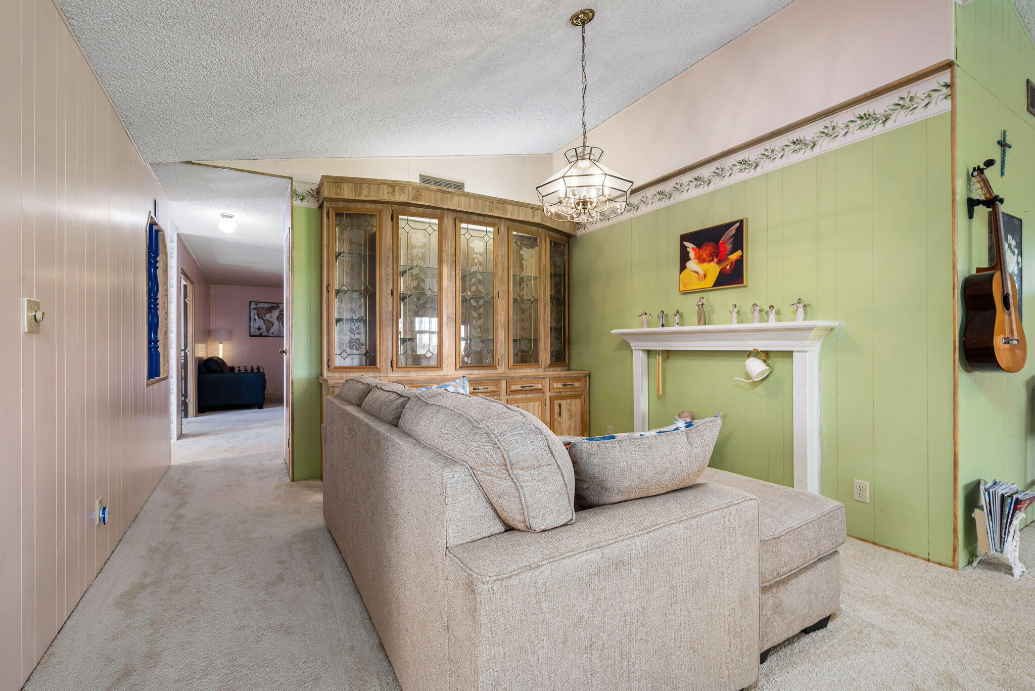 33204 Laredo Circle Thousand Palms, CA 92276 - Photo 25 of 62 a bed room with a bed and a chandelier