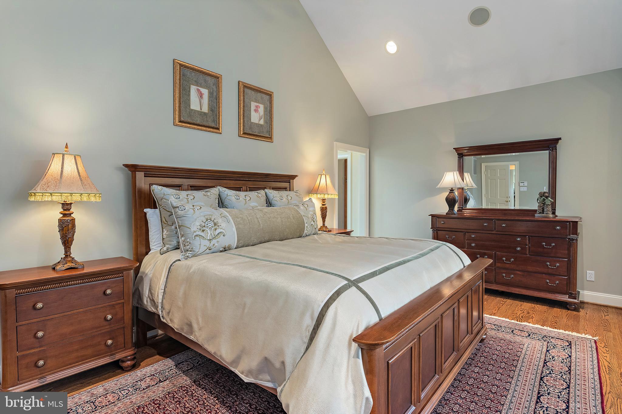 403 Beards Dock Crossing Annapolis, MD 21403 - Photo 43 of 96 Primary bedroom with vaulted ceiling and FP