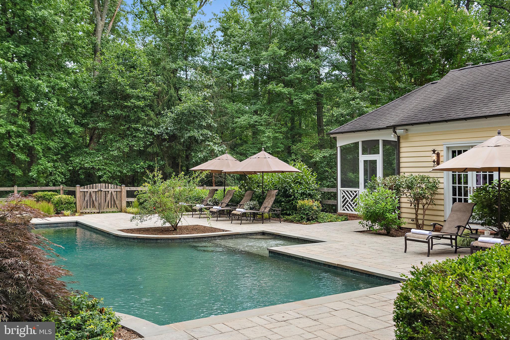 403 Beards Dock Crossing Annapolis, MD 21403 - Photo 81 of 96 Landscaped & fenced Salt water pool, diving rock