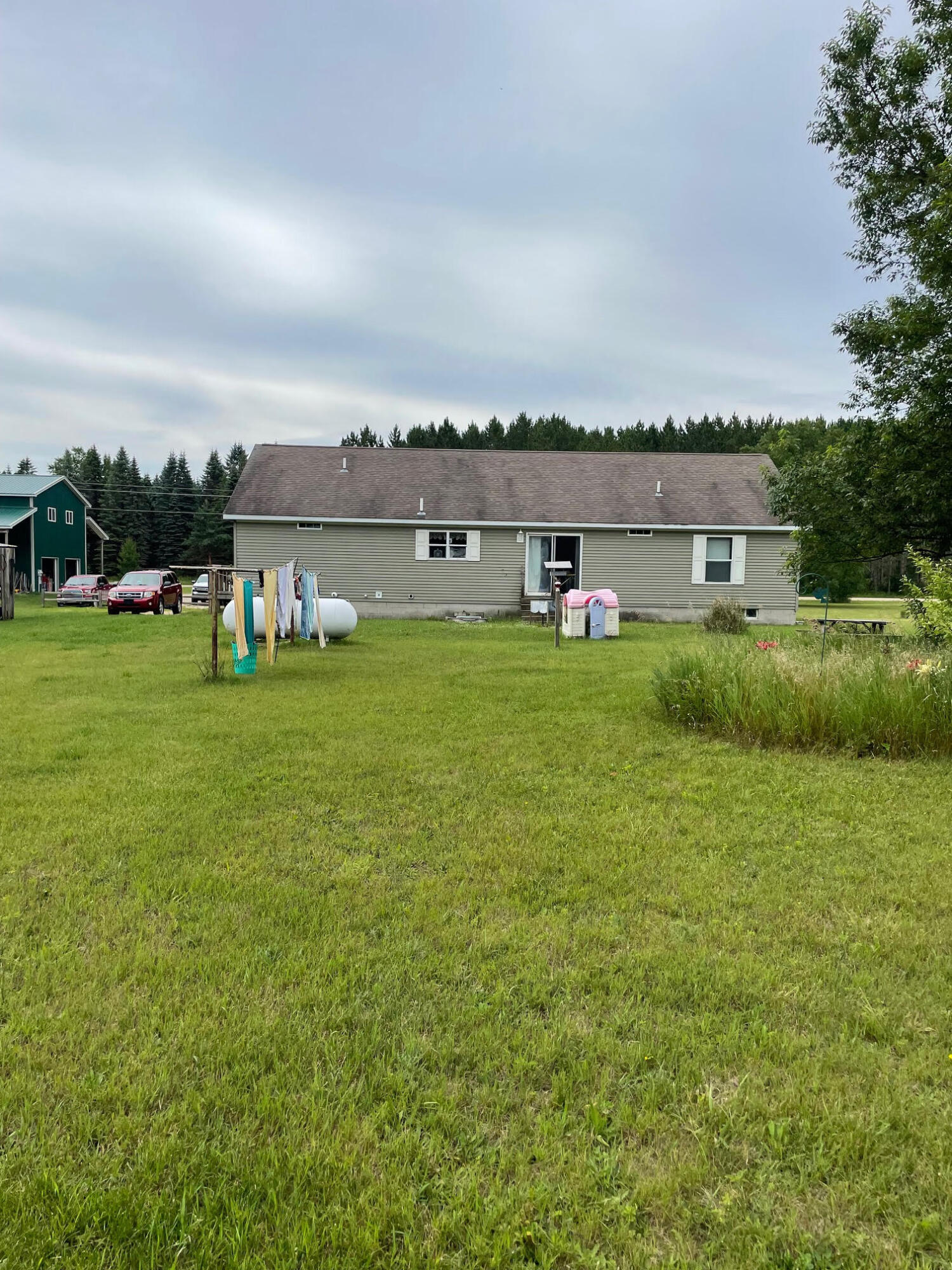 12416 Johnson Road Kaleva, MI 49645 - Photo 32 of 37 Back of the home