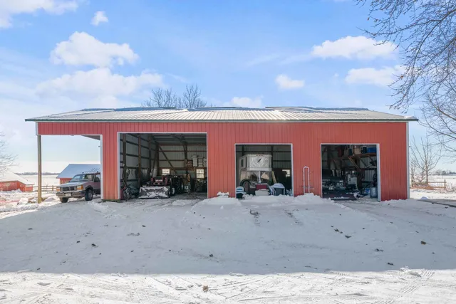a view of a bike park with furniture