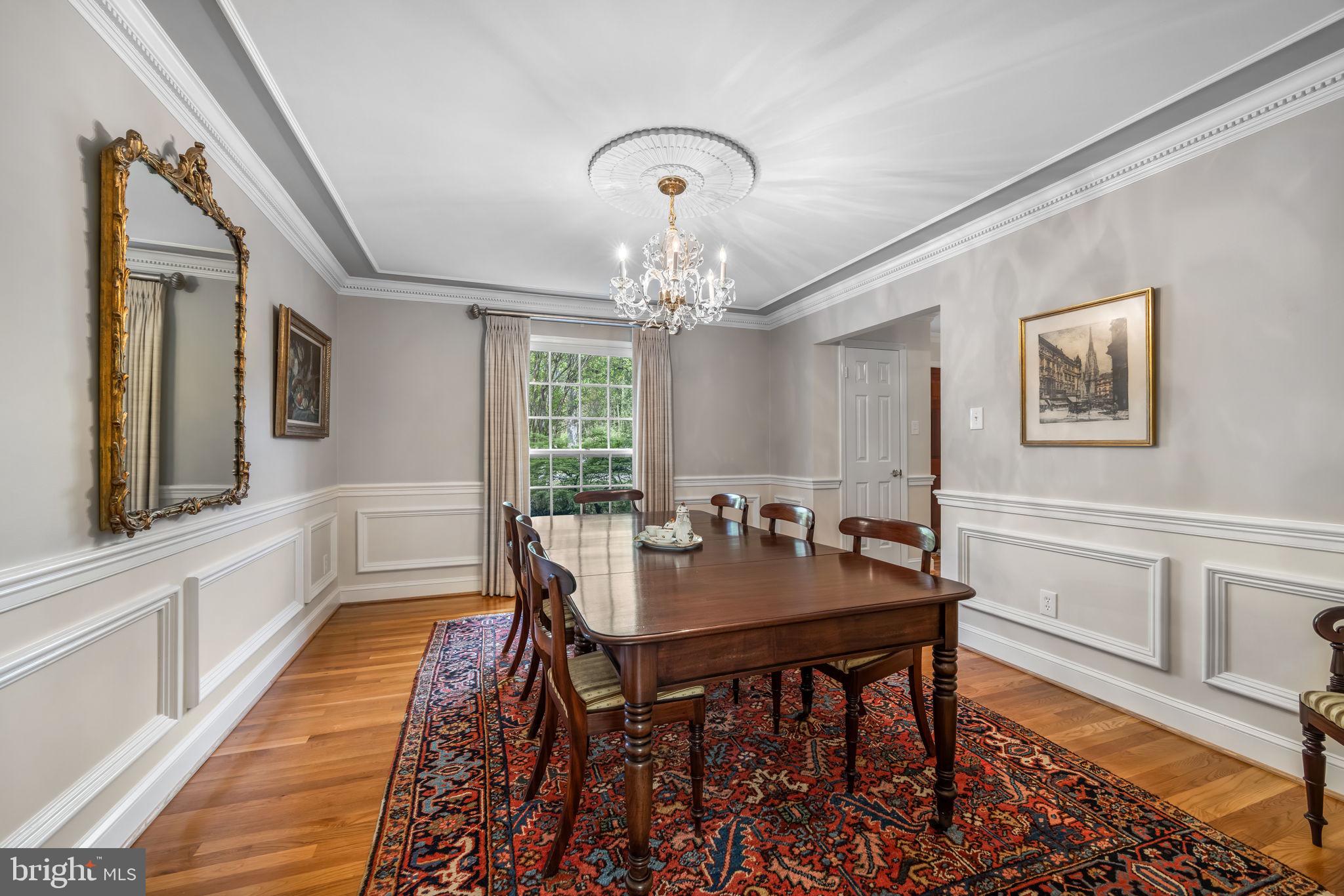 718 Ridge Drive McLean, VA 22101 - Photo 23 of 61 Elegant dining space with classic charm.