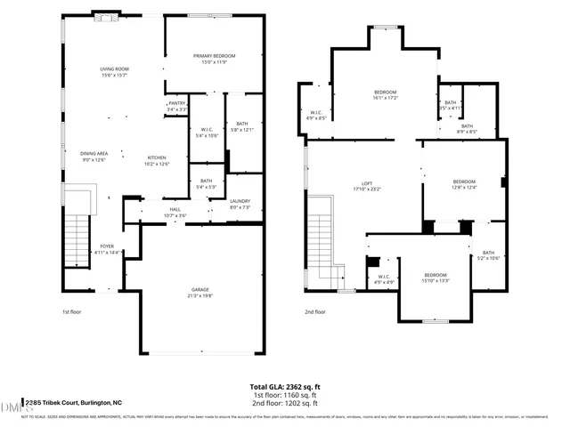 $387,500 | 2385 Tribek Court, Burlington, NC 27215