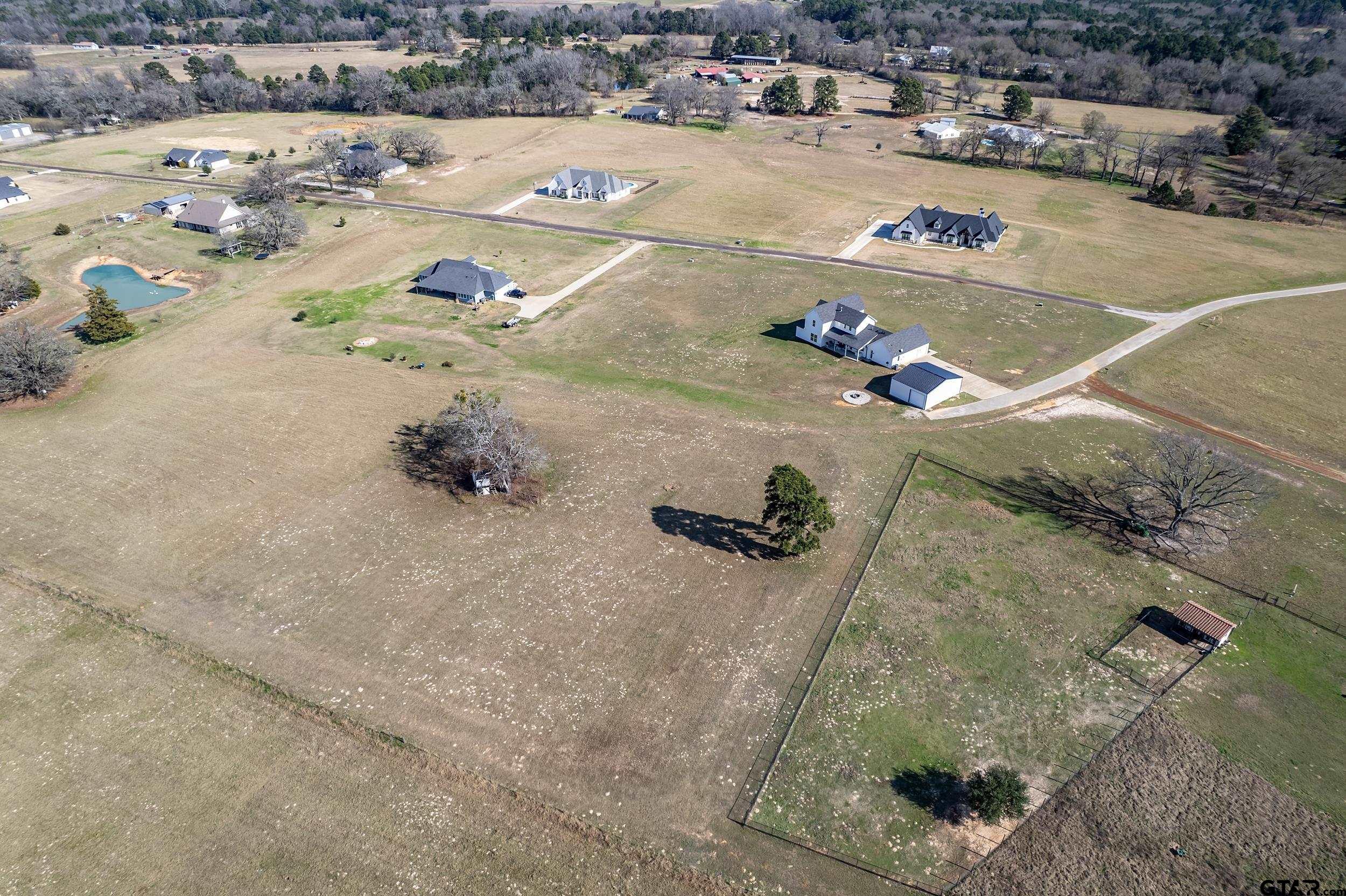223 Riata Road Bullard, TX 75757 - Photo 36 of 45 an aerial view of a house with a yard