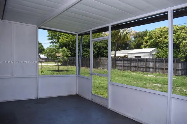 a house view with a garden space