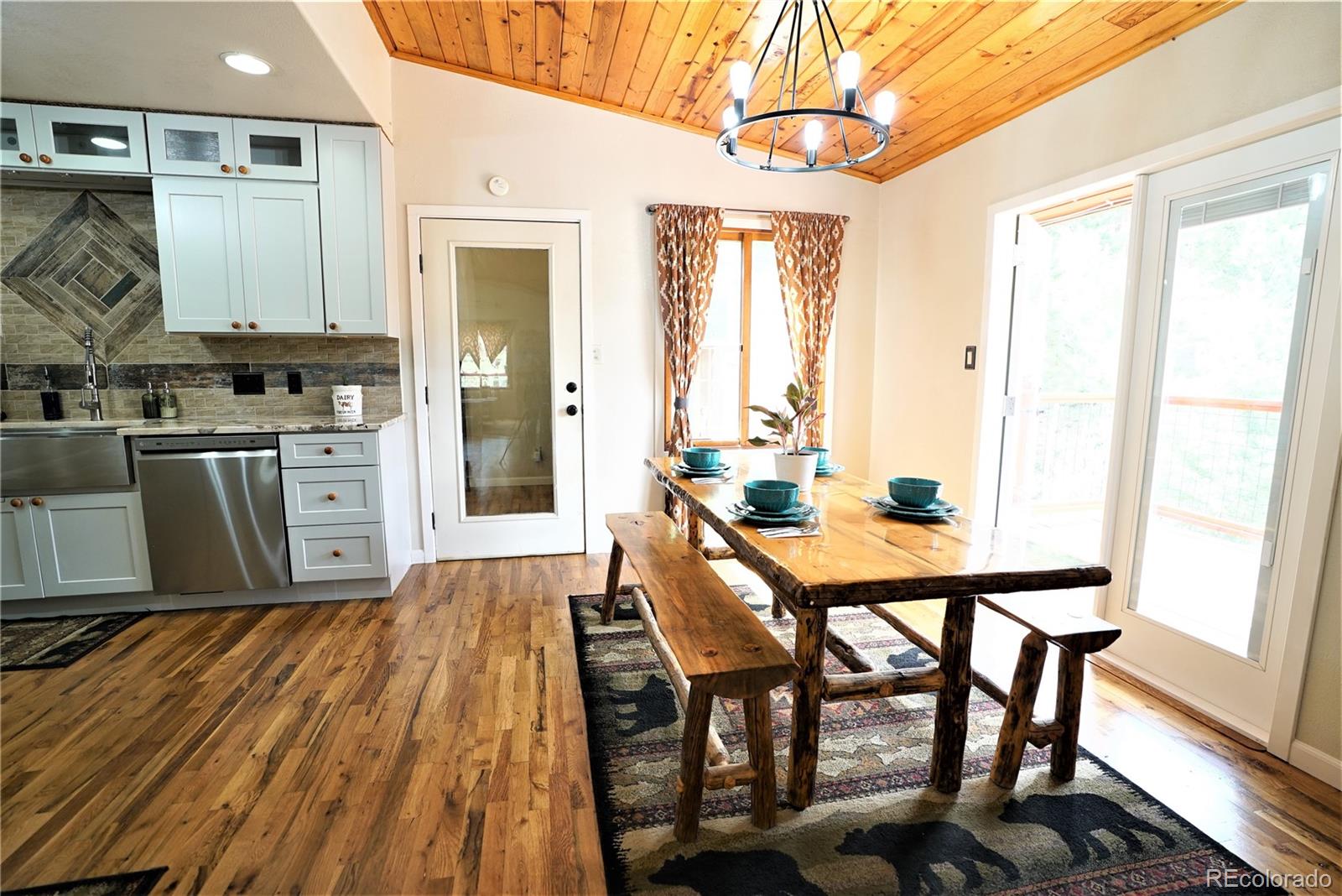 336 County Road 64 Shawnee, CO 80475 - Photo 5 of 40 a dining room with furniture and window