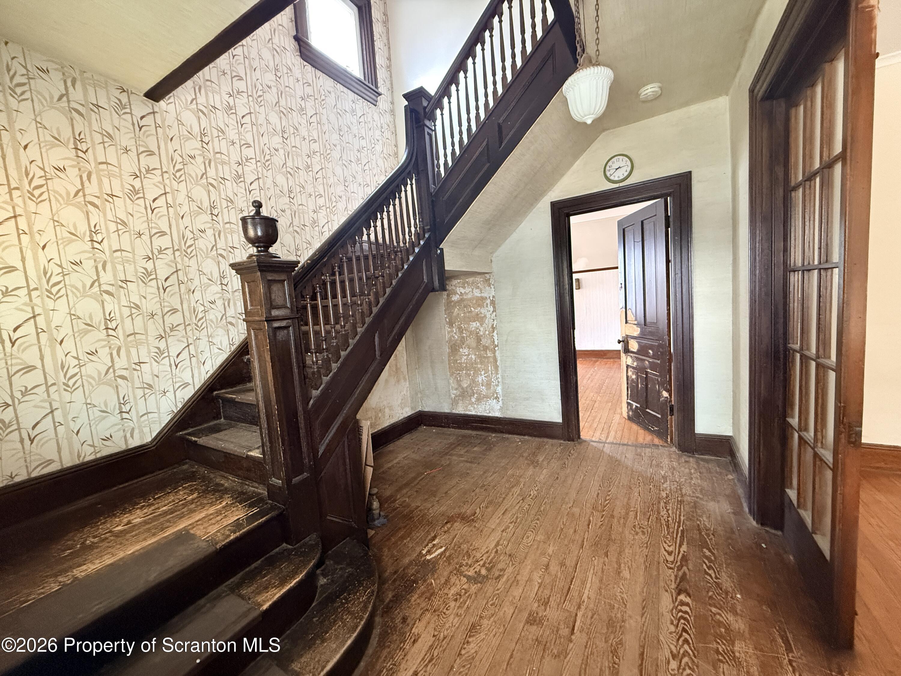 2045 Edna Avenue Scranton, PA 18508 - Photo 11 of 44 a view of entryway and hall with wooden floor