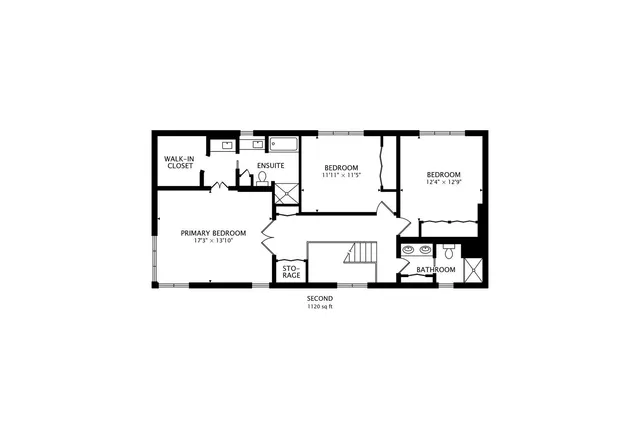 a picture of a floor plan