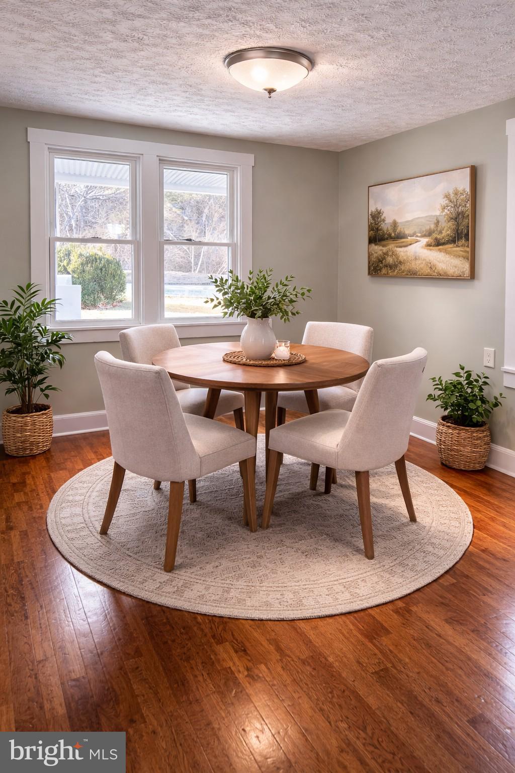 771 Arkansaw Road Baker, WV 26801 - Photo 9 of 29 Virtually Staged Photo Lighter paint staged dining