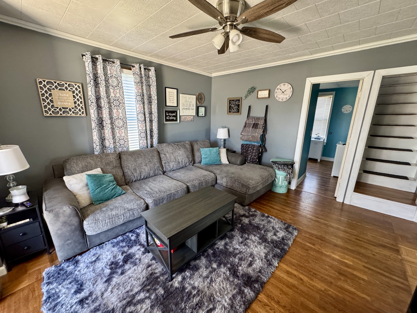 304 South Church Street Sheffield, IL 61361 - Photo 11 of 23 a living room with furniture and wooden floor