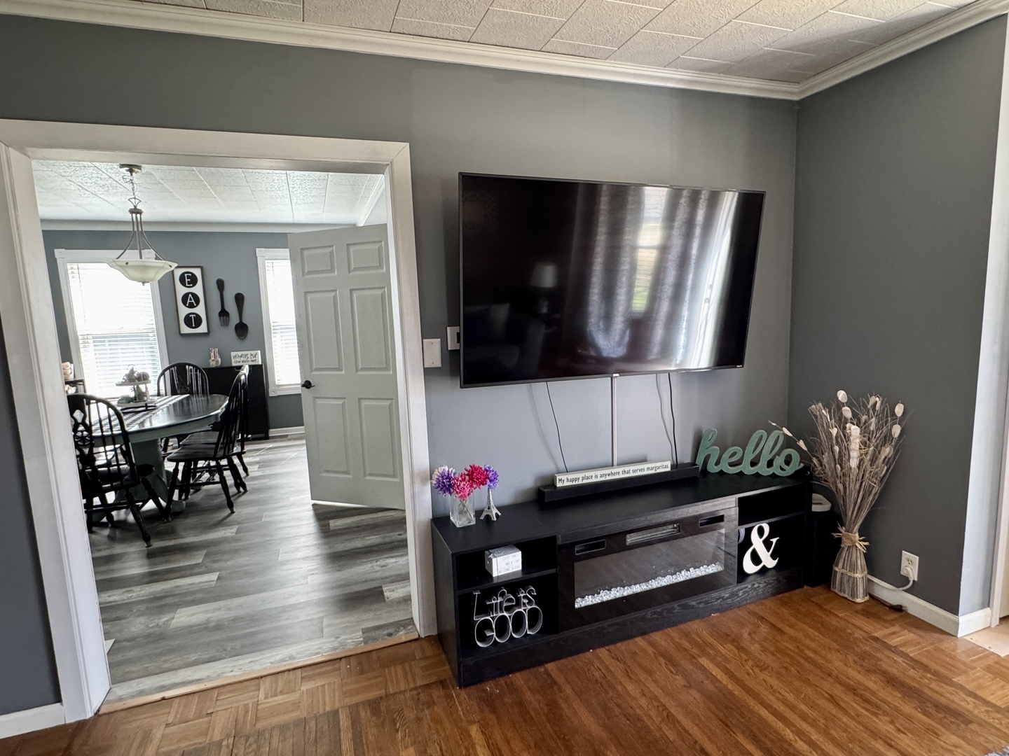 304 South Church Street Sheffield, IL 61361 - Photo 13 of 23 a living room with furniture and wooden floor