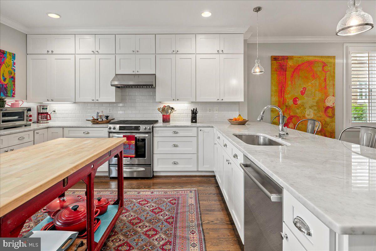 5814 5th Street Northwest Washington, DC 20011 - Photo 15 of 53 Stainless steel appliances and range hood